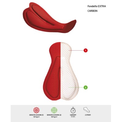 WIN bib shorts with internal pad for average-long distances