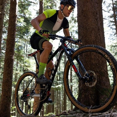 Gerippte Socke: unisex Socke für Radfahren, MTB und Running