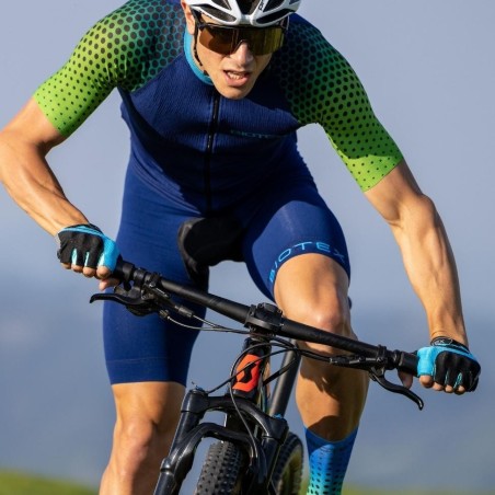 SOFFIO bib shorts with integrated pad for medium distances