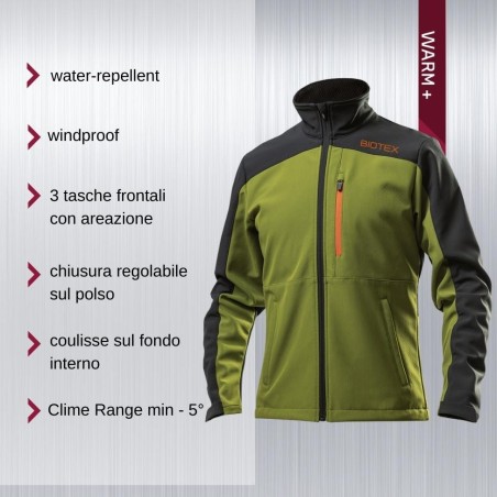 Wasserdichte und winddichte IEX Thermojacke