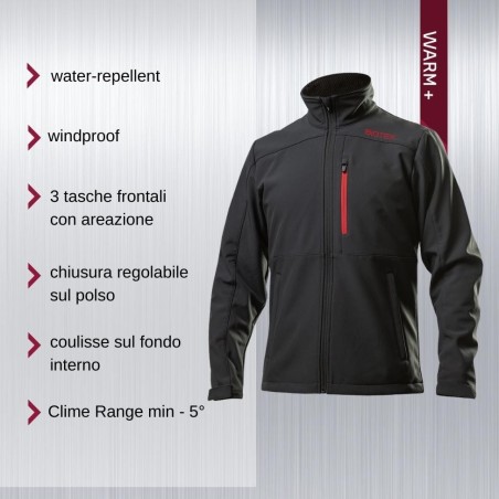 Wasserdichte und winddichte IEX Thermojacke