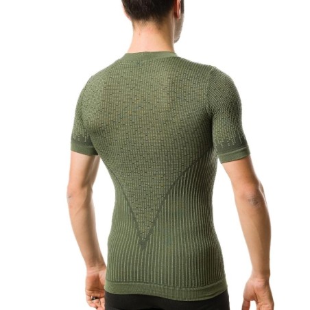 Abbigliamento Completo Pirata 3D Running da uomo per l'autunno e l'inverno composto da maglia manica corta, patanlocini 3/4 e ca