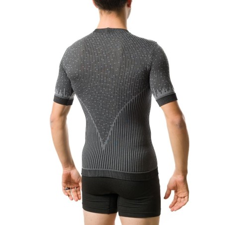 Abbigliamento Completo Pirata 3D Running da uomo per l'autunno e l'inverno composto da maglia manica corta, patanlocini 3/4 e ca