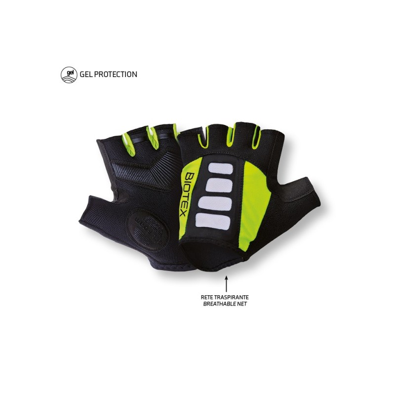 Short-Fingered Mesh Race Gloves, ideal for cycling