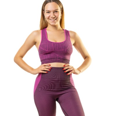 Double Face Sprint Top, seamless and elastic