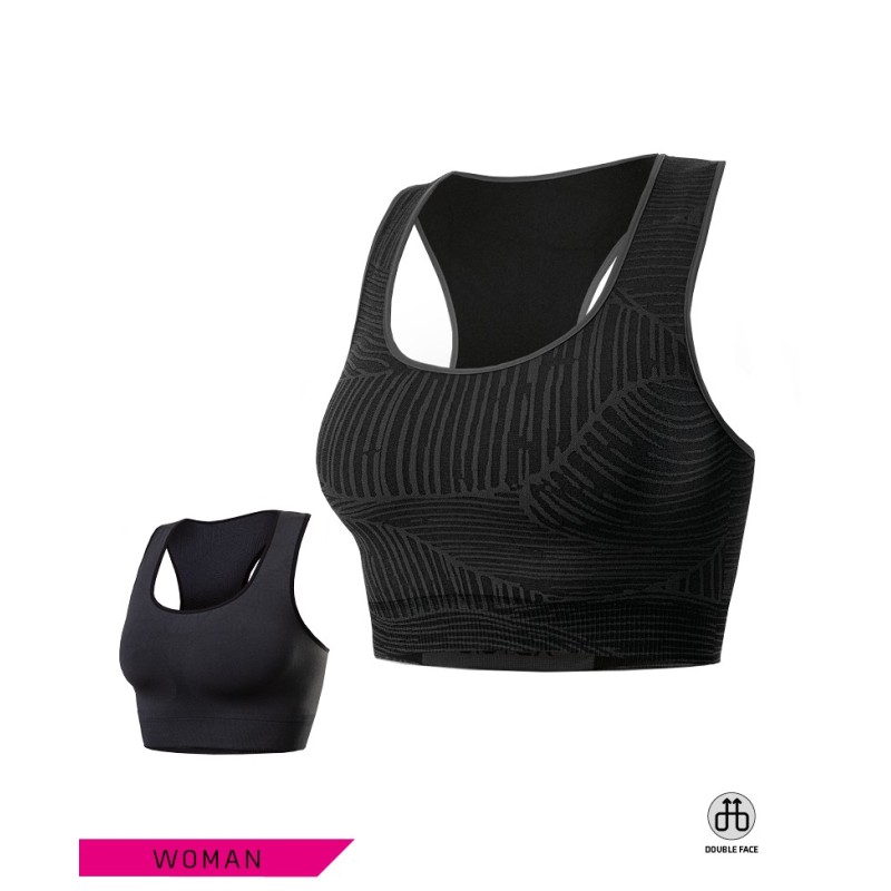 Double Face Sprint Top, seamless and elastic