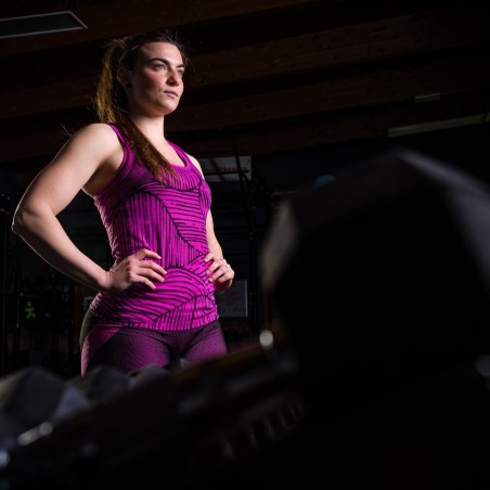 Canotta Sprint Donna vestibilità morbida e leggera per running, palestra e altri sport indoor