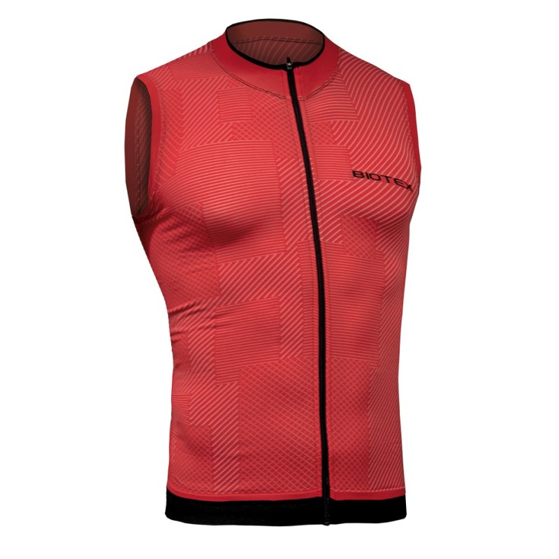 SOFFIO Jersey Vest with zip and rear pockets