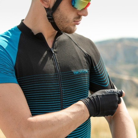 RIBBED Ultra Jersey Short Sleeve with zip and rear pockets