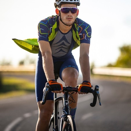 SOFFIO bib shorts with integrated pad for medium distances