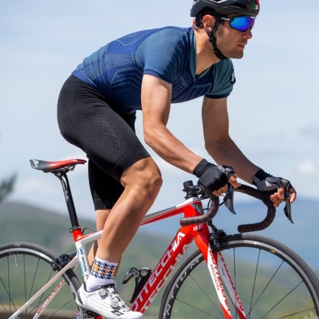 SOFFIO bib shorts with integrated pad for medium distances