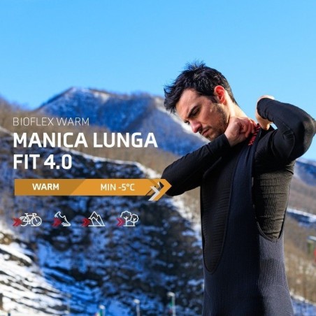 Fit Long-Sleeved Base Layer 4.0 keeps bodily temperature constant even on coldest days