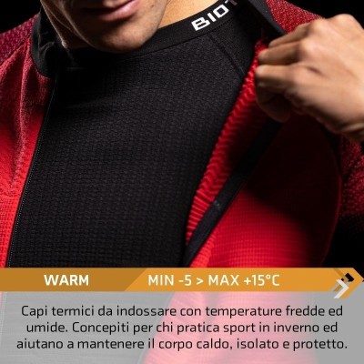 Fit Long-Sleeved Base Layer 4.0 keeps bodily temperature constant even on coldest days