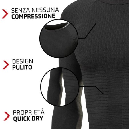 Fit Long-Sleeved Base Layer 4.0 keeps bodily temperature constant even on coldest days