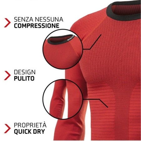 Fit Long-Sleeved Base Layer 4.0 keeps bodily temperature constant even on coldest days