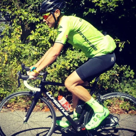 Calza Fun da uomo e donna estivo dai colori fluo per la bici, running e mtb