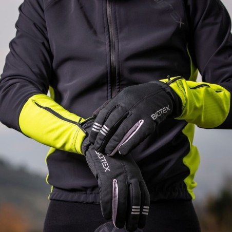 Extrawinter Gloves for winter cycling with Tab Touch for smartphone