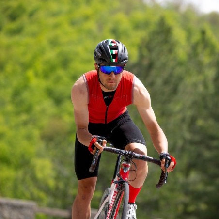 HERREN-Shorts SOFFIO mit Sitzpolster für Radfahren und MTB