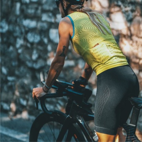 DAMEN-Shorts SOFFIO mit Sitzpolster, geeignete für Radfahren und MTB