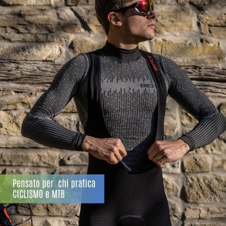 3D Turtleneck Base Layer: winter technical base layer