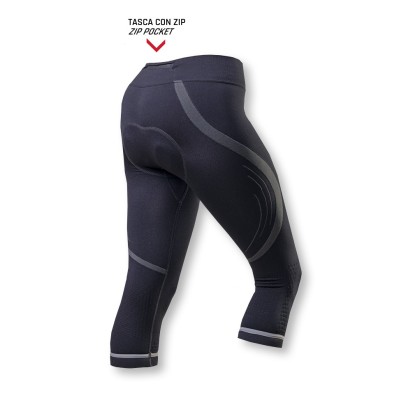 Women 3/4 Pirata 5 Kompression tights with pad