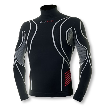 Winter Hightech Turtleneck Base Layer with differentiated compression zones