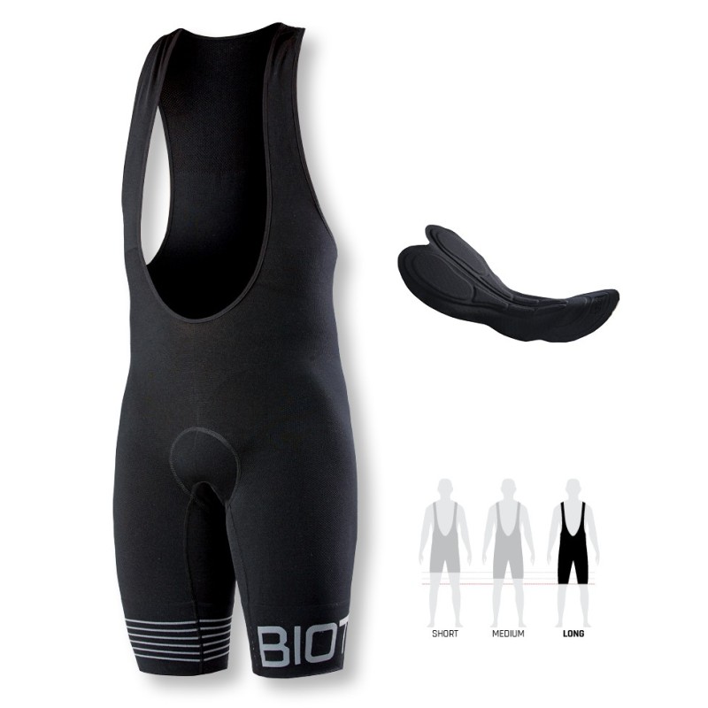 ULTRA bib shorts in Cordura  with pad for average-long distances - Woman