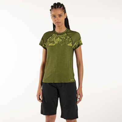 T-Shirt Ingamba Double Face da donna per mtb, running, camminata ed escursioni confortevole e fresca sulla pelle