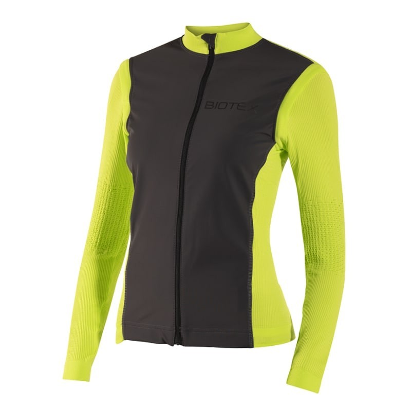 Giacca 2 in 1 WIN antivento da donna per ciclismo, MTB e running con maniche removibili