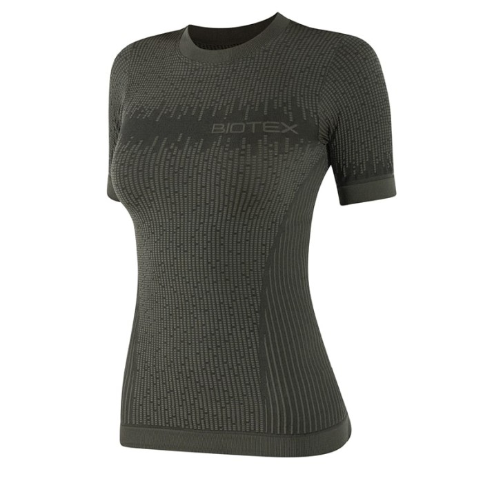 Maglia manica corta 3D da donna per ciclismo, runnig, trekking e camminata da usare in inverno