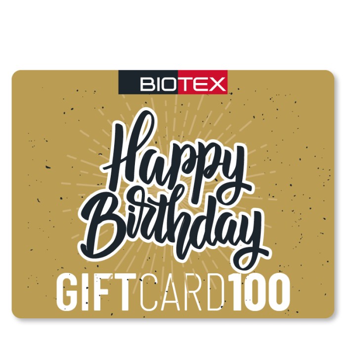 Gift Card Biotex Happy Birthday da € 100