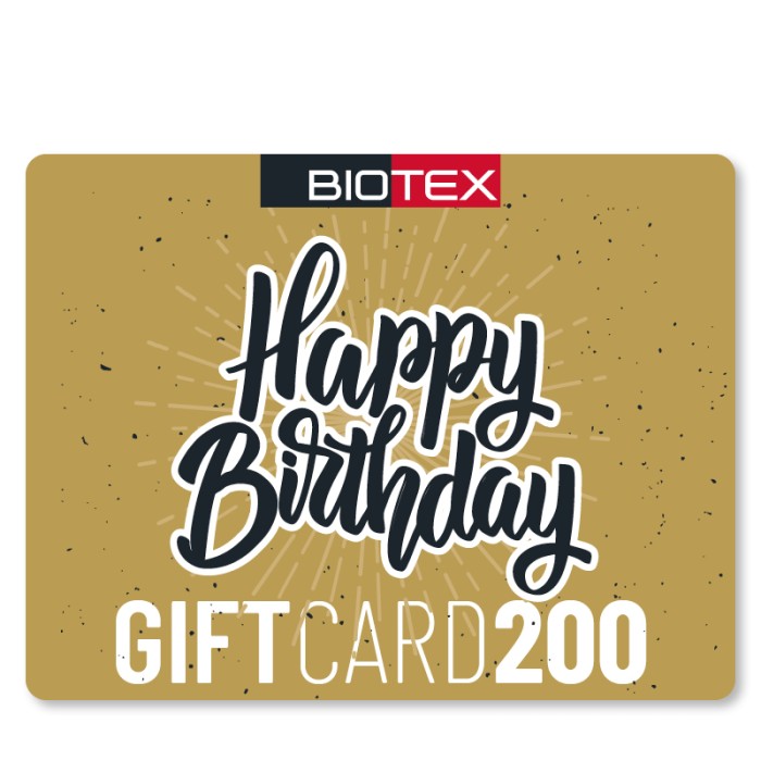 Gift Card Biotex Happy Birthday da € 200