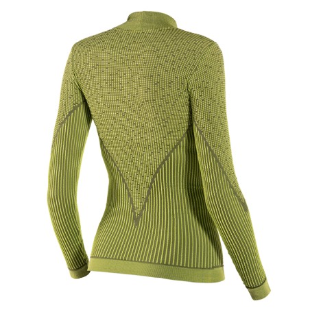 Lupetto 3D donna: maglia manica lunga termica con collo alto per ciclismo, mtb e running ideale per l'inverno