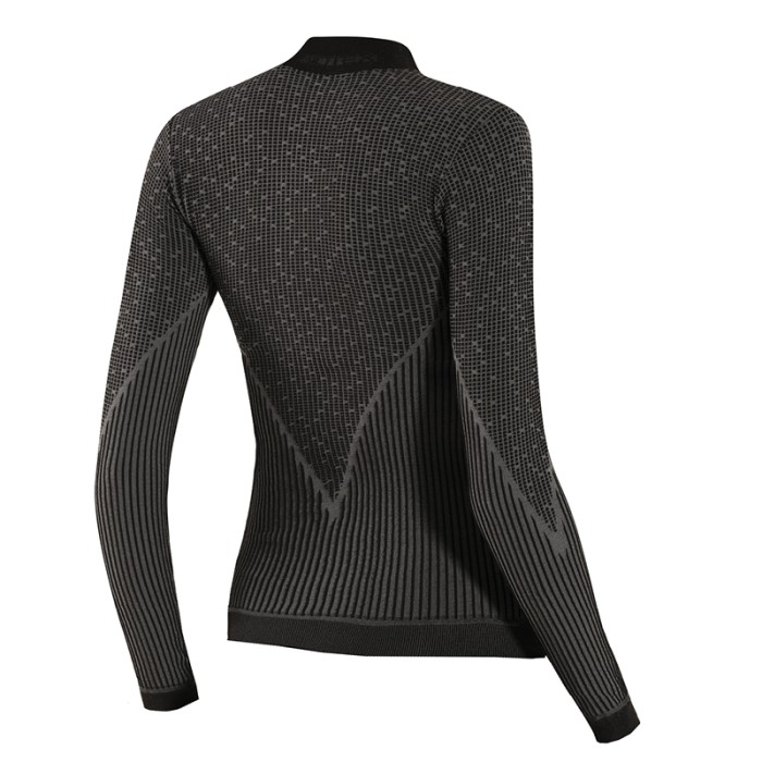 Maglia Lupetto 3D ZIP tecnica invernale da donna per running e camminata con Zip mezzo collo