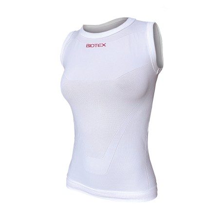 Unisex white Junior Micromesh Base Layer