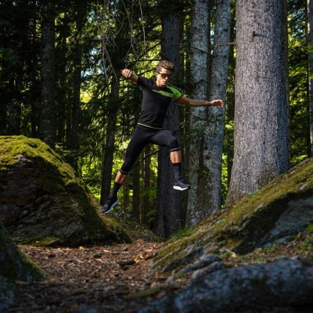 Pantaloncino Pirata 3/4 5 Kompression da uomo e donna per running elasticizzato e a compressione