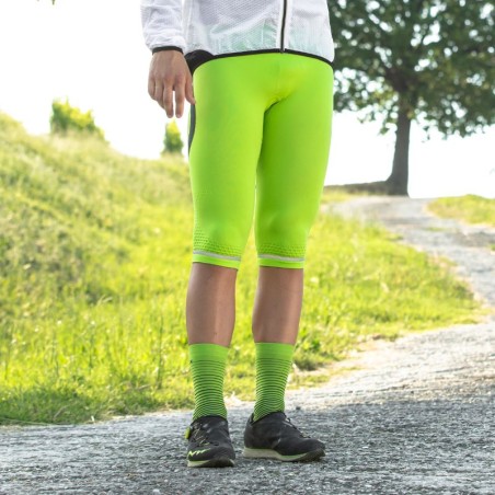 Pantaloncino Pirata 3/4 5 Kompression da uomo e donna per running elasticizzato e a compressione