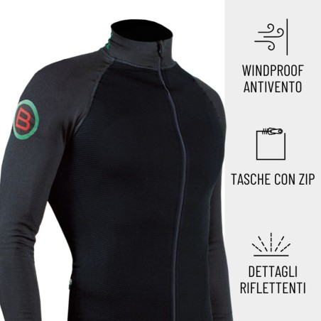 Long-sleeved WIN + Windproof jacket