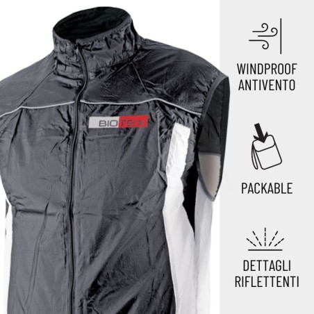 Breathable and super-light WINDBIOTEX X-Light Vest