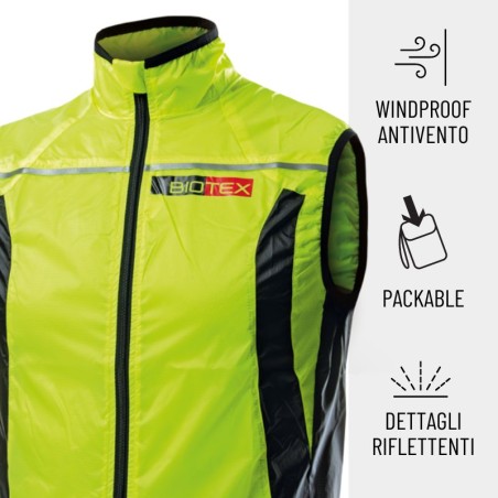 Breathable and super-light WINDBIOTEX X-Light Vest