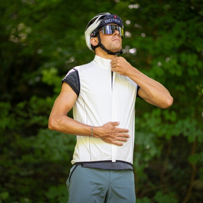 Gilet Antivento INGAMBA traspirante da uomo e da donna per ciclismo e running,  protezione sostenibile e performante per attivit