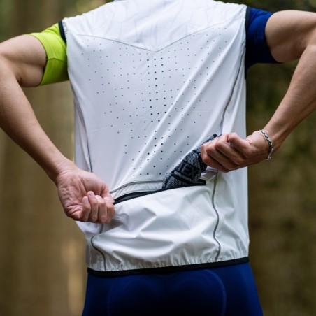 Gilet Antivento INGAMBA traspirante da uomo e da donna per ciclismo e running,  protezione sostenibile e performante per attivit