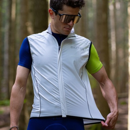 Gilet Antivento INGAMBA traspirante da uomo e da donna per ciclismo e running,  protezione sostenibile e performante per attivit