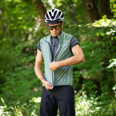 Gilet Antivento INGAMBA traspirante da uomo e da donna per ciclismo e running,  protezione sostenibile e performante per attivit