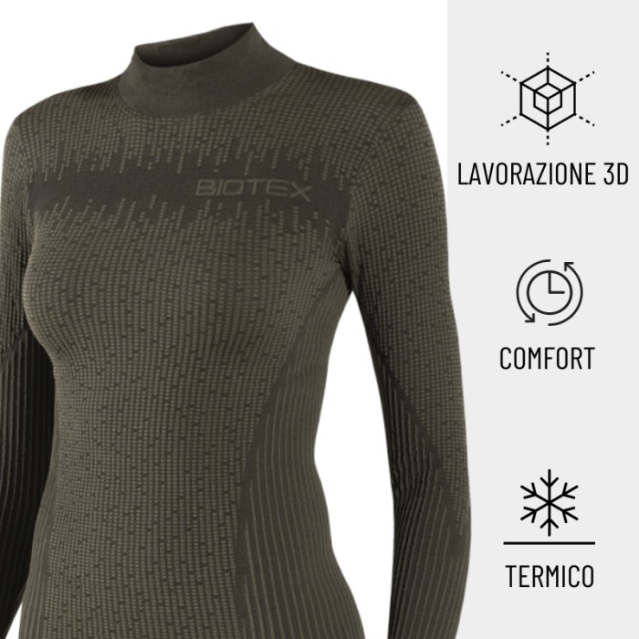 3D Turtleneck Base Layer: winter technical base layer