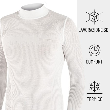 3D Turtleneck Base Layer: winter technical base layer