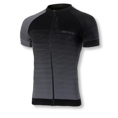 RIBBED Ultra Jersey Short Sleeve with zip and rear pockets