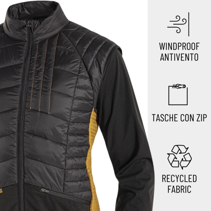 WIN winddichte Jacke mit ausziehbaren Ärmeln