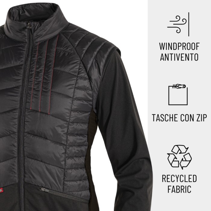 WIN Windproof jacket with removable sleeves