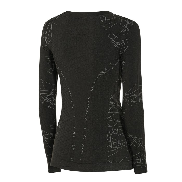 Maglia manica Lunga SHE da donna: intimo termico a girocollo per ciclismo, MTB e running